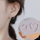 925 Silver Needle Korean Fashion Leaf Flower Earrings For Women Metal Earings Jewelry 2025 Trending Women's Gold Color Earrings