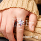 2025 New Purple Cubic Zirconia Ring with Sparkling Square Crystal, High End Women's Personalized Fashion Cocktail Party Jewelry