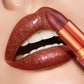Rose smoke powder, bright starry sky, glossy velvet texture, durable, make your lips shiny, waterproof, anti-fouling.