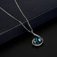 3pcs/set Jewelry Sets Women Elegant Waterdrop Rhinestone Pendant Necklace Hook Earrings Jewelry Set