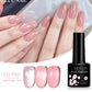 LILYCUTE 7ml Translucent Jelly Gel Nail Polish Autumn Colorful Rose Red Purple Semi Soak off UV LED Nail Art UV LED Gel Varnish