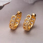 925 Sterling Silver Earrings Fashionable New Style for Women Elegant Niche High End Simple and Plain Ear Ornaments