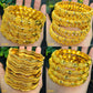ANIID Luxury African 24k Gold Plated Bangles For Indian Women Wedding Bridal Ethiopian Brazilian Bracelets Dubai Jewellery Gifts
