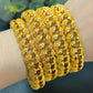 ANIID Luxury African 24k Gold Plated Bangles For Indian Women Wedding Bridal Ethiopian Brazilian Bracelets Dubai Jewellery Gifts