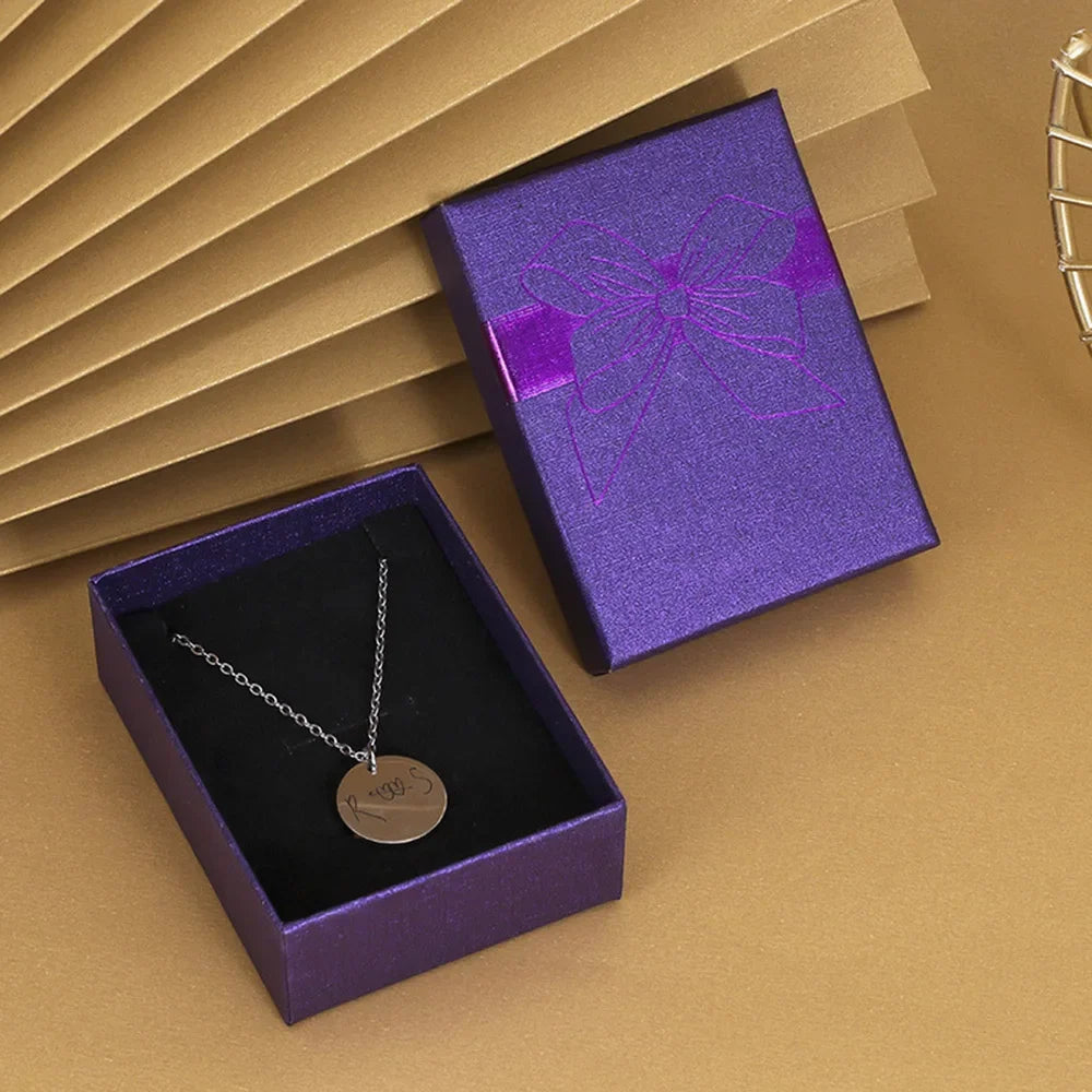 Jewelery Gift Box For Earrings Necklace Rings