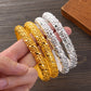 Bangrui 24K Dubai Gold Color Wedding Jewelry For Women Men Saudi Arab Bracelet&Bangles Jewelry