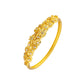Luxury 24K 9999 Pure Gold real gold Flower Bracelet Women's Ethnic Style Bracelet