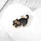 10pcs Original Alloy Enamel Black Cat Charms Cute Heart Kitten Pendant For Bracelet Earring Necklace Diy Jewelry Make