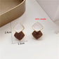 New Brown Color Women Hanging Earrings Beer Bottle Pendants Drop Earrings Square Earrings Fashion Jewelry pendientes mujer