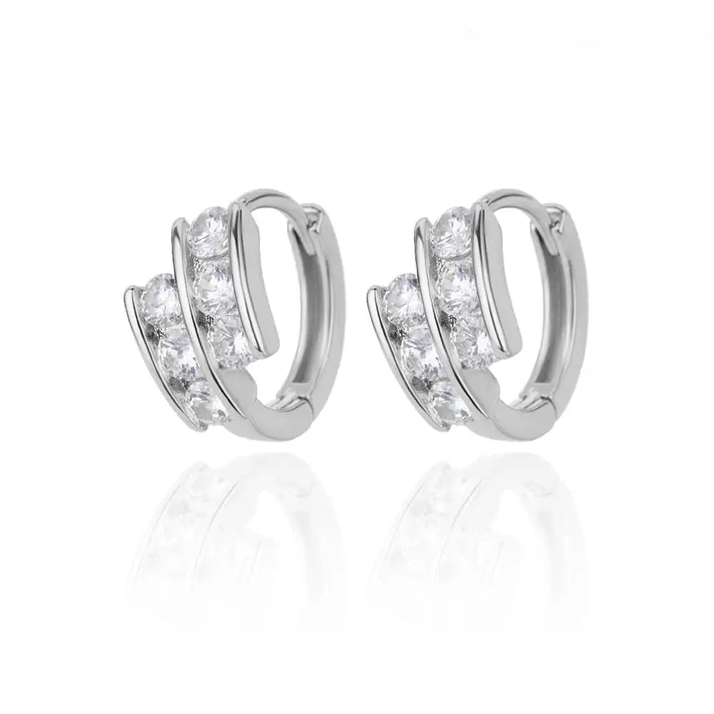 Stainless Steel Evil Eye Earrings for Women 2024 Trend Gold Color Round Circle Hoop Earrings Luxury Wedding Jewelry aretes