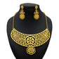 ANIID Luxury Indian Jewelry Sets for Women Party Dubai 24K Gold Color Necklace Set African Wedding Traditional Jewelry Gifts