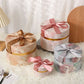 Candy Box With Bow Ribbon Round Gift Packaging Boxes
