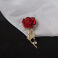 Sweet Flower Shape Lapel Pin Inlaid Shiny Rhinestones Brooches All-match Versatile Corsage Accessories