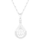 Islamic Muslim Allah Quran Drop Shape Pendant Necklace Men Women Religious Amulet Jewelry Ramadan Gift