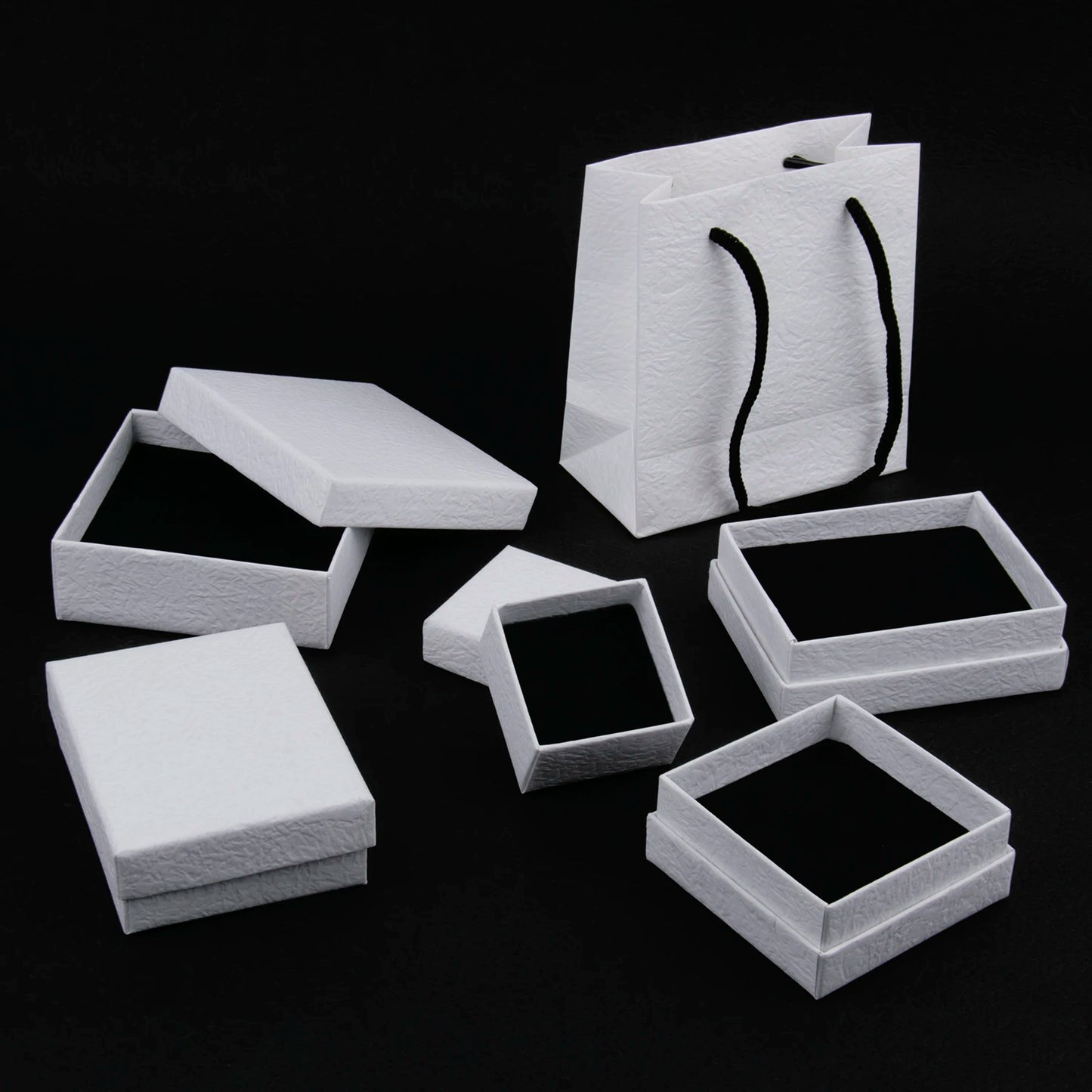Multi Size Square Ribbon Jewelry Box