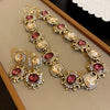 3 Pcs Vintage Necklace Earring Set High-end Accessories for Women 2024 Exaggerated Fashion Jewelry Sets for Women