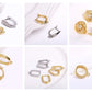 Trendy Earrings Accessories 18K Gold Plated Metal Round Earwires Earring Fasteners Hooks For DIY Women Ear Jewelry Making