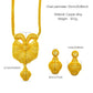 XUHUANG Dubai 24K Gold Color Necklace Earring Jewelry Set For Women Arabic Ethiopian Nigerian Banquet Wedding Party Copper Gifts