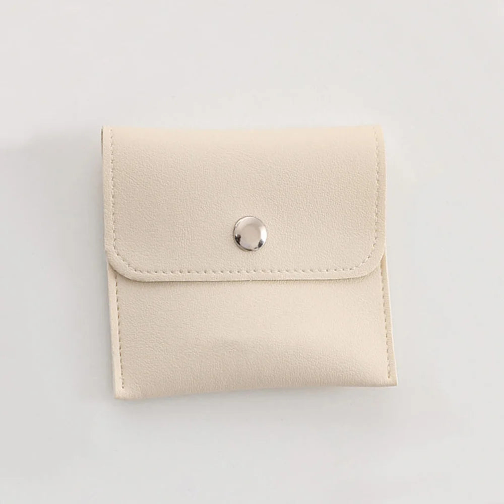 Leather Packaging Bag Set Flip-Top Paper Jewelry Box