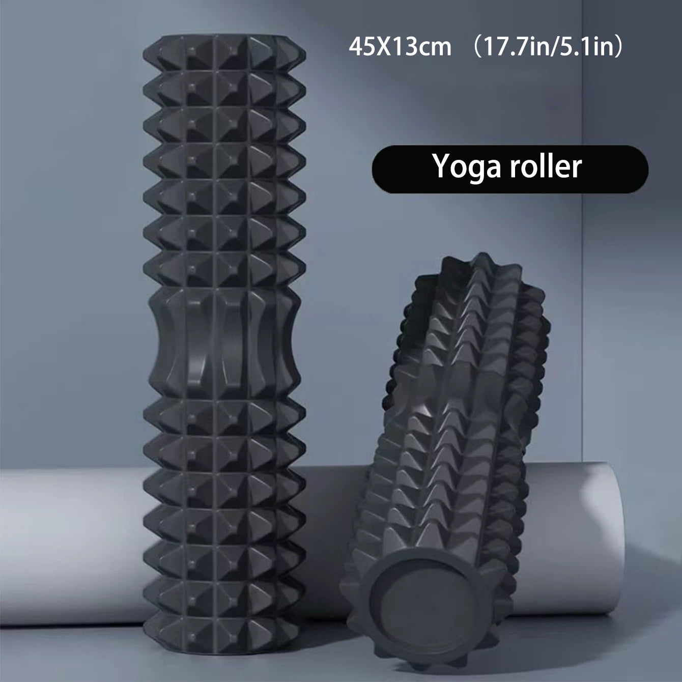 Crescent Solid foam axis 45*13cm yoga post ideal for fitness, yoga, Pilates and muscle relaxation