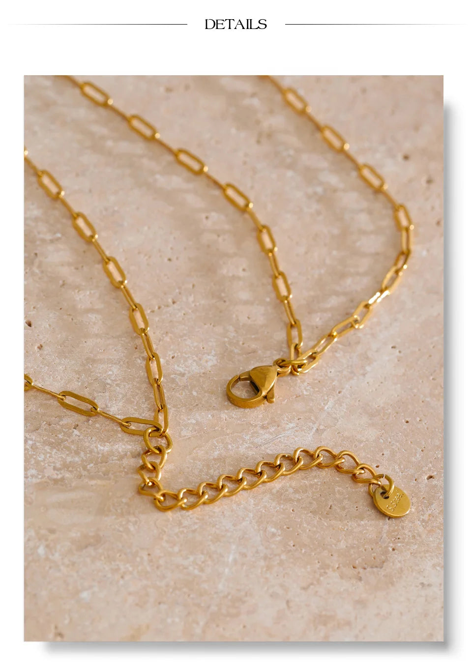 Yhpup Double-Layer Chain Heart Cross Religious Drop Stacking Charm Pendant Necklace 18K Golden Stainless Steel Statement Jewelry