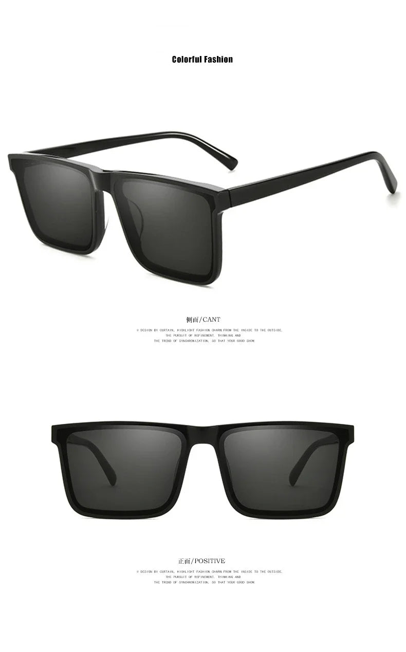 New Sunglasses Men's Driving Anti-UV Sunglasses Concave Shape Ladies Long Frame Sunglasses UV400 Gafas De Sol