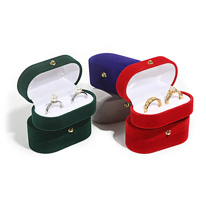 Double Slot Ring Box High End