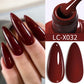 LILYCUTE Ancora Red Autumn Winter Gel Nail Polish Semi Permanent Soak Off UV LED Gel Varnish Manicure Nail Supplies