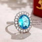 Gorgeous Sparkling Crystal Zircon Design Ring for Women, Exquisite and High-end Accessories  Women's Temperament Jewelry