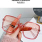 New Oversized Rectangle Sunglasses Women's Fashion Square Sun Glasses Men's Classic Vintage Eyewear UV400 Oculos De Sol
