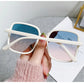 New Oversized Rectangle Sunglasses Women's Fashion Square Sun Glasses Men's Classic Vintage Eyewear UV400 Oculos De Sol