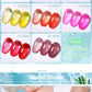 LILYCUTE 7ml Translucent Jelly Gel Nail Polish Autumn Colorful Rose Red Purple Semi Soak off UV LED Nail Art UV LED Gel Varnish