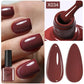 LILYCUTE Ancora Red Autumn Winter Gel Nail Polish Semi Permanent Soak Off UV LED Gel Varnish Manicure Nail Supplies