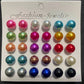 18 Pairs of Simple Imitation Pearl Earrings, Casual and Elegant Style, Lightweight, Women Wear Earrings for Daily Wear