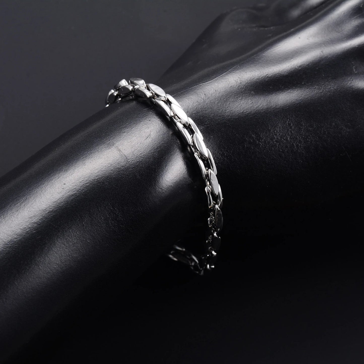 4.2mm Stainless Steel Bracelet Link Chain for Women Men Punk Rock Boy Chunky Metal Jewelry Wristband Anklets Ankle Hand Chain