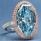 Gorgeous Sparkling Crystal Zircon Design Ring for Women, Exquisite and High-end Accessories  Women's Temperament Jewelry