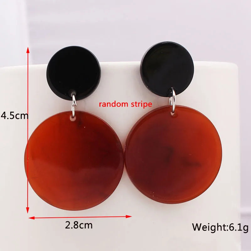 New Brown Color Women Hanging Earrings Beer Bottle Pendants Drop Earrings Square Earrings Fashion Jewelry pendientes mujer