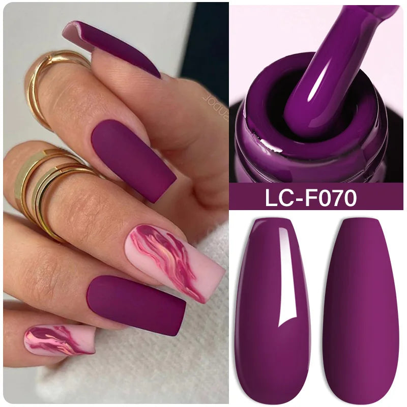 LILYCUTE 7ML Bright Red Sparkling Gel Nail Polish Silver Reflective Gel Colorful Shinning Glitter Manicure Nail Art Gel Varnish