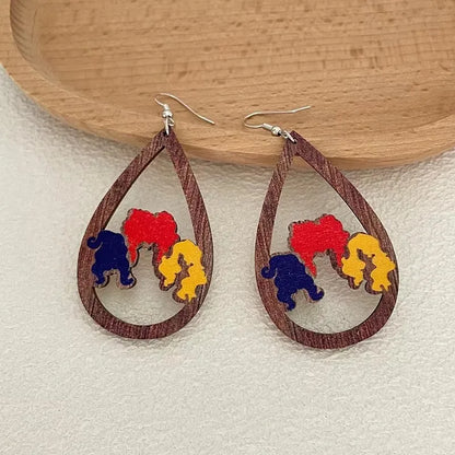 New Brown Color Women Hanging Earrings Beer Bottle Pendants Drop Earrings Square Earrings Fashion Jewelry pendientes mujer