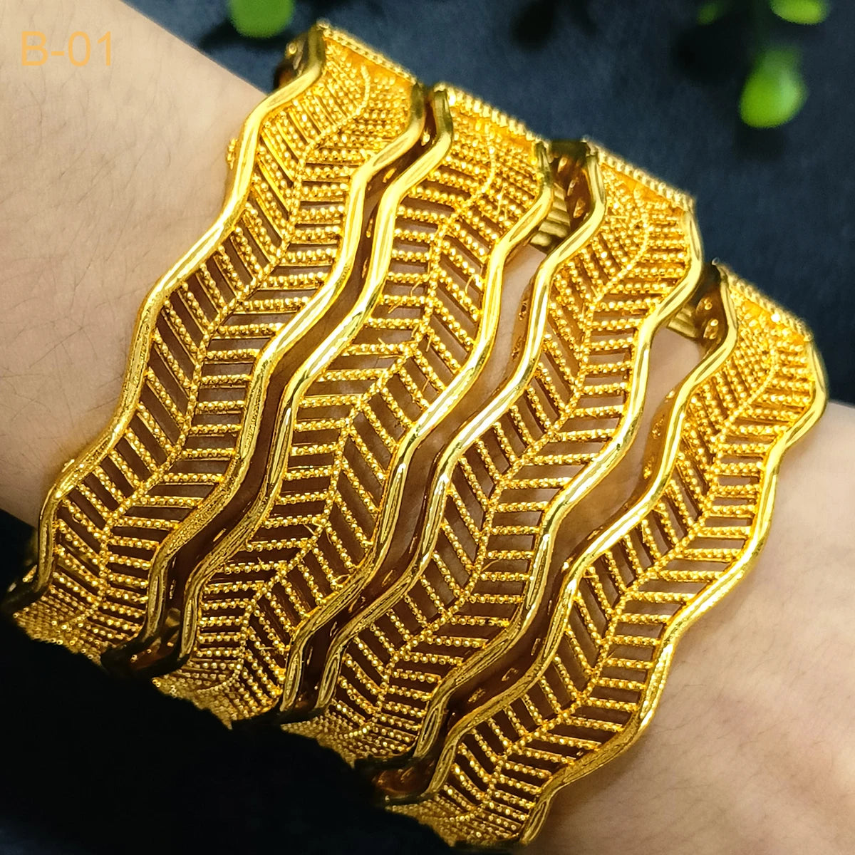 ANIID Luxury African 24k Gold Plated Bangles For Indian Women Wedding Bridal Ethiopian Brazilian Bracelets Dubai Jewellery Gifts