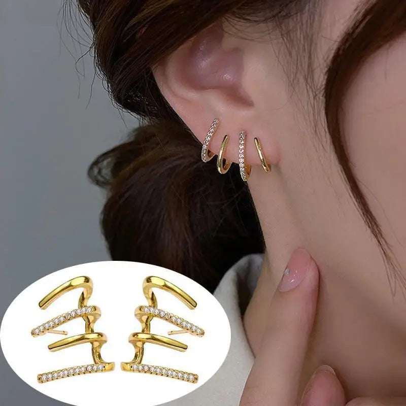 925 Silver Needle Green Flower Earrings For Women Korean Fashion Jewelry 2025 Trending Luxury Zircon Leaf Women's Stud Earrings