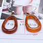 New Brown Color Women Hanging Earrings Beer Bottle Pendants Drop Earrings Square Earrings Fashion Jewelry pendientes mujer