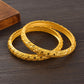 Bangrui 24K Dubai Gold Color Wedding Jewelry For Women Men Saudi Arab Bracelet&Bangles Jewelry