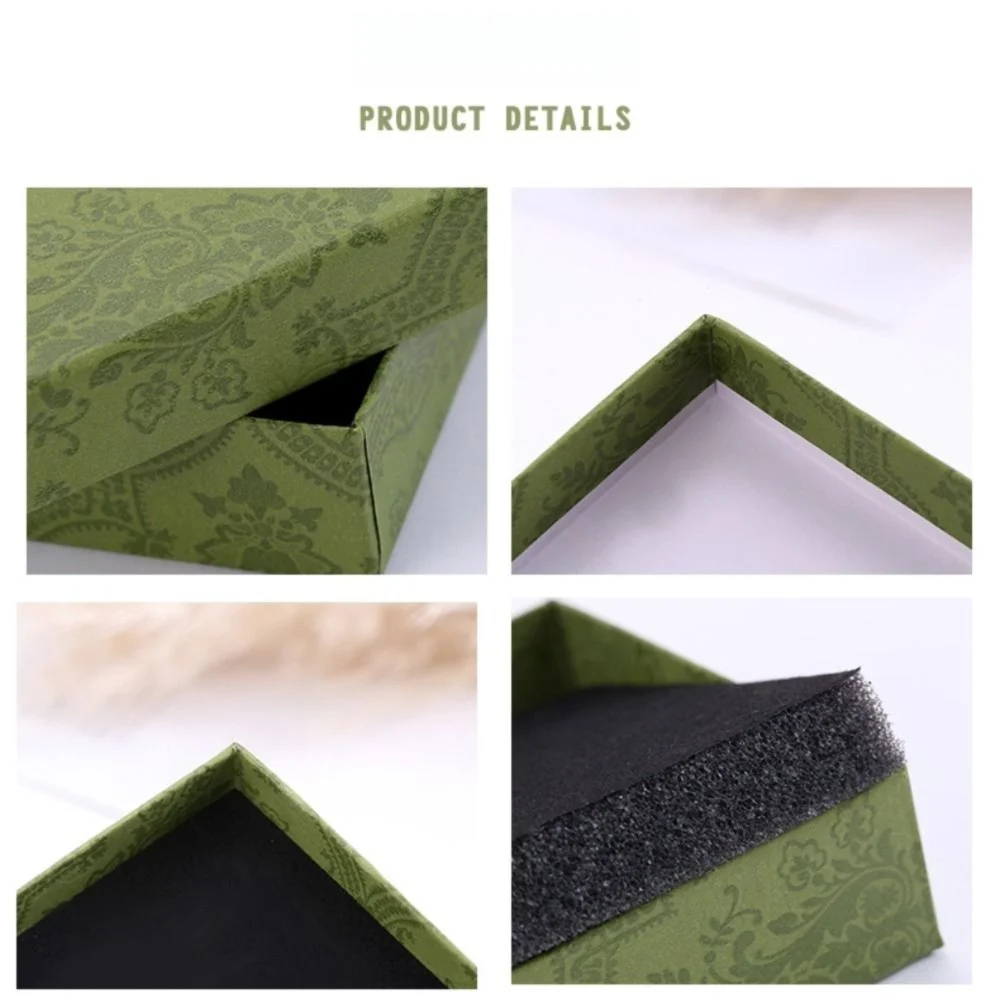 Elegant Bow Gift Box Matcha Green Paper Box
