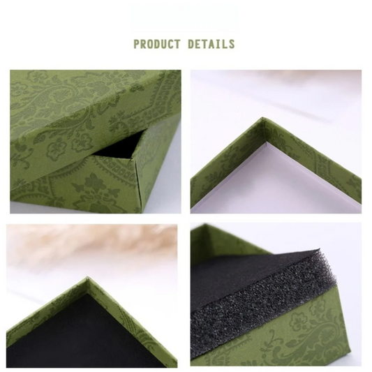 Elegant Bow Gift Box Matcha Green Paper Box