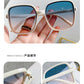 New Oversized Rectangle Sunglasses Women's Fashion Square Sun Glasses Men's Classic Vintage Eyewear UV400 Oculos De Sol