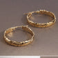 Fashion Stainless Steel Earrings Gold Color 3CM Hoop Earrings For Women Bijoux Elegant Women's Hoops