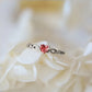 2025 New Elegant Red Corundum Ring with Extra Large Zircon Fashion Party Jewelry Flower Dove Egg Shining First