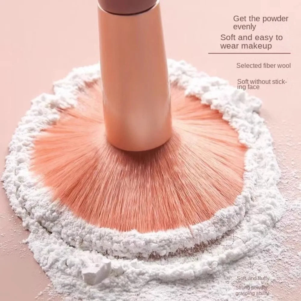 Set of 8 Soft Bristle Make Up Brushes Premium Synthetic With Bag Eyeshadow Brush Eye Facial Beauty Foundation Brush