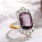 Gorgeous Sparkling Crystal Zircon Design Ring for Women, Exquisite and High-end Accessories  Women's Temperament Jewelry